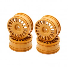 C8053 LC Racing C8053 25mm 18 Spokes Wheels (Rally) (Gold, 4 pcs)