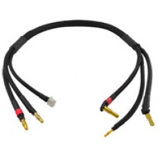 Hobby Details 2S Charge Cable (4mm to 5mm Solid Bullets) #14AWG 500mm