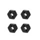 L6245 Wheel Hub Hex Aluminum 4pcs(4mm)