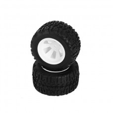 L6255 EMB-MT Monster Truck Tire Set (White 2pcs)