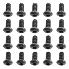 LCSK02 Round Head Screw M3×6mm (2.0mm Hex Socket/20pcs)