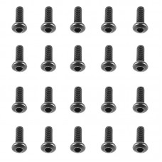 LCSK40 Round Head Screw M2.6×8mm (2.0mm Hex Socket/20pcs)