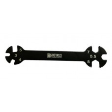 Hobby Details 6 to 1 Special Tool Wrench 3/4/5/5.5/7/8MM for Turnbuckles & Nuts