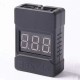 Hobby Details Hard Case LED 1-8S Lipo Battery Voltage Meter with Programmable Low Voltage Alarm
