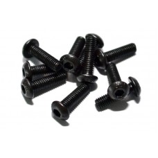 LCSK04 Round Head Screw M3×10mm (2.0mm Hex Socket/4pcs)